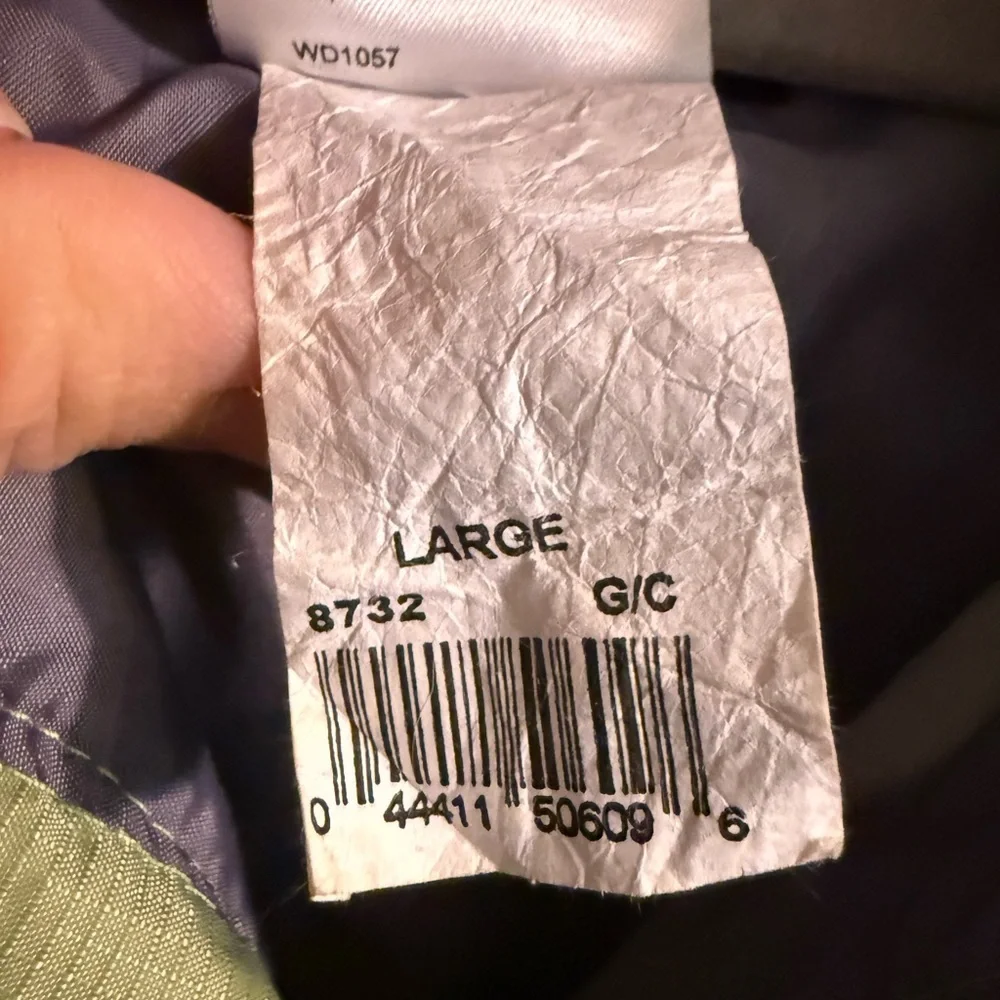 Stearns Dry Wear Green Full Zip Long Sleeve Rain Coat Hoodie Jacket Adult Lg